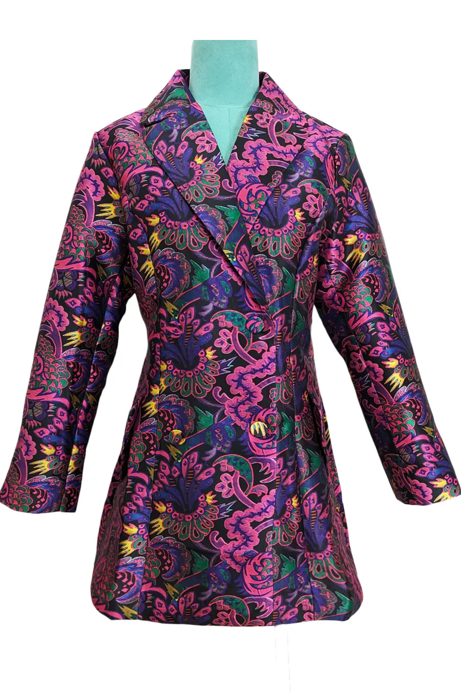 A93011A LONGLINE BLAZER TOP (4 PRINTS)