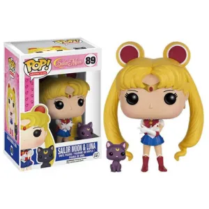 Anime Pop! Vinyl Figure Sailor Moon w/ Luna (Sailor Moon)