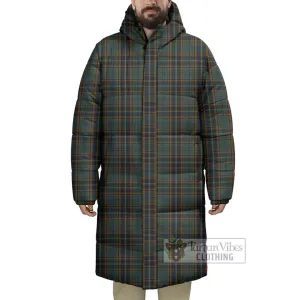 Antrim County Ireland Tartan Long Down Jacket