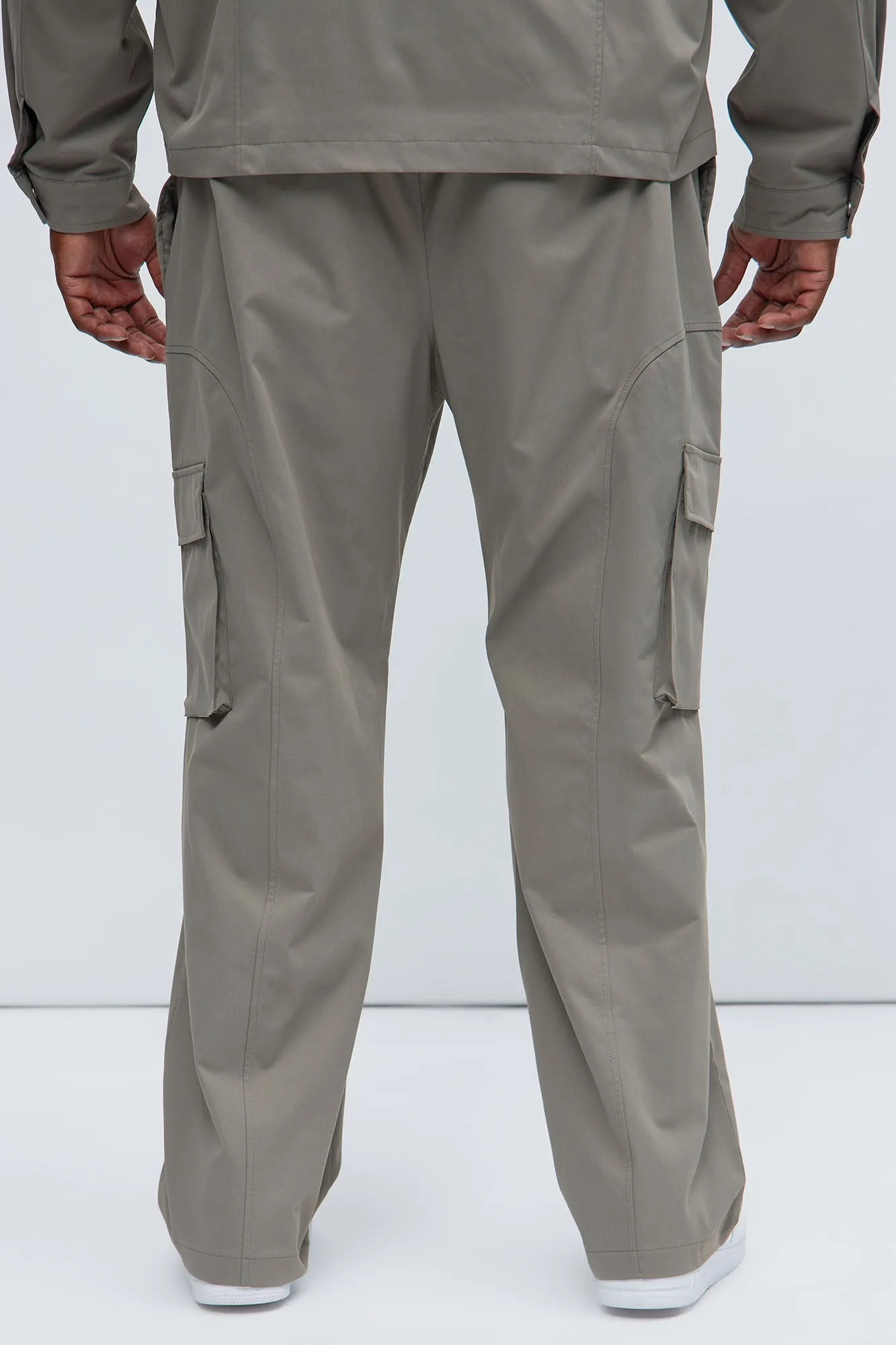 Bam Straight Pants - Grey