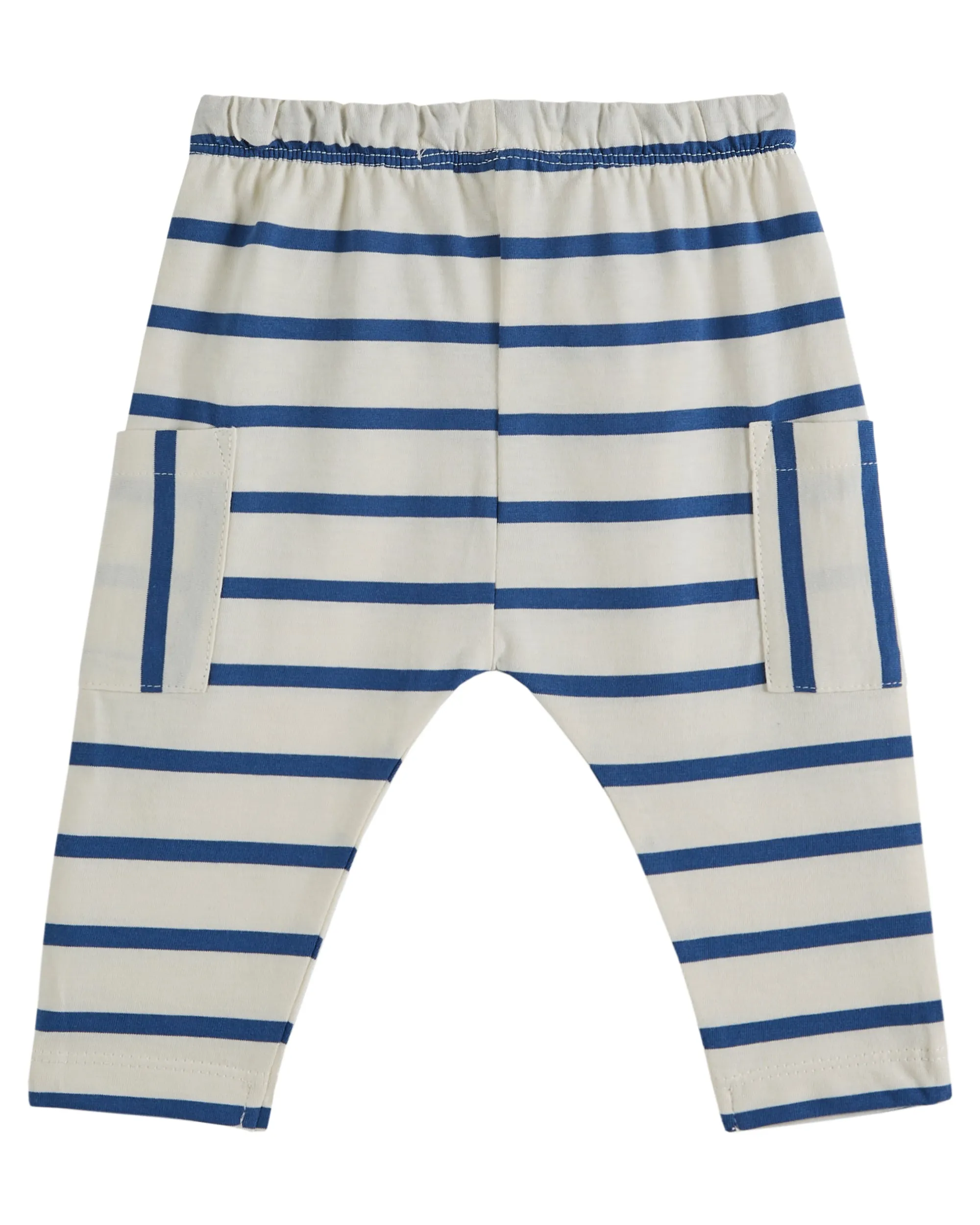 Blue Striped Jersey Saroual