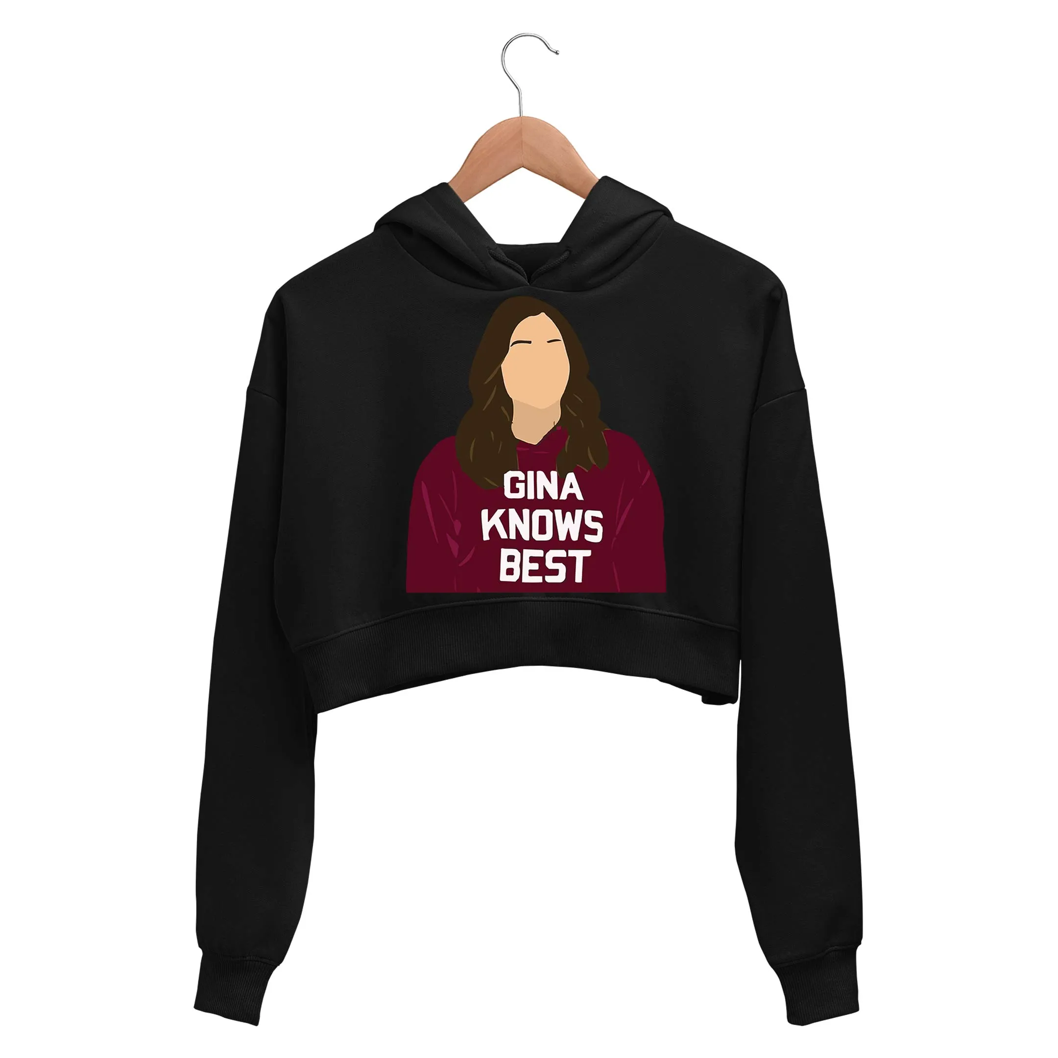 Brooklyn Nine-Nine Crop Hoodie - Gina's NINE-telligence