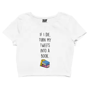 Brooklyn Nine-Nine Crop Top - Turn My Tweets Into A Book