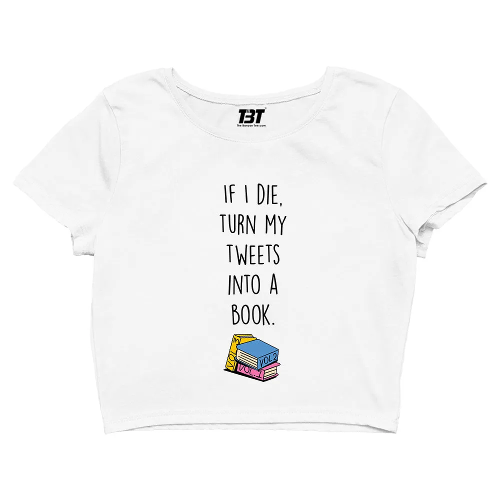 Brooklyn Nine-Nine Crop Top - Turn My Tweets Into A Book