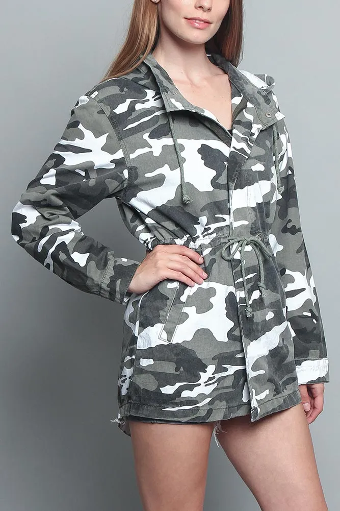 Colored Camo Field Jacket