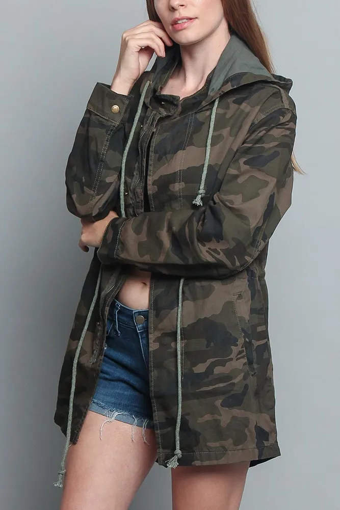 Colored Camo Field Jacket