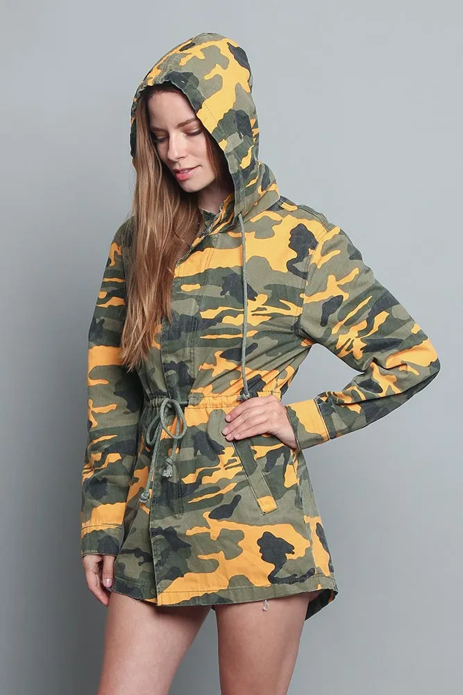 Colored Camo Field Jacket