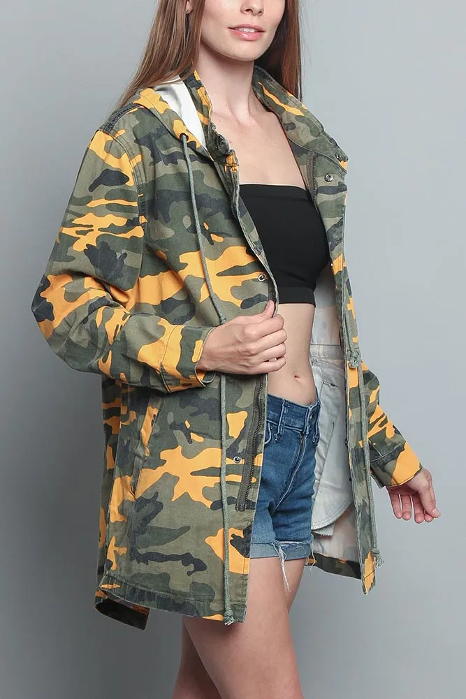 Colored Camo Field Jacket