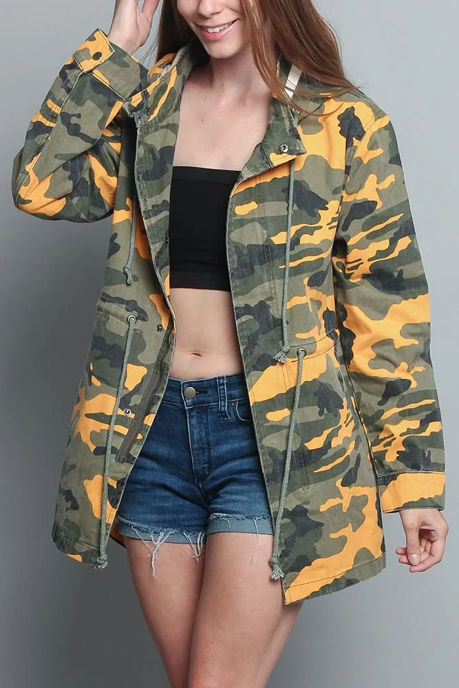 Colored Camo Field Jacket