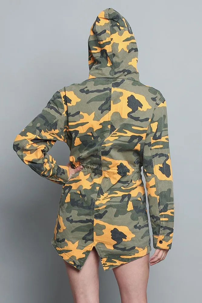 Colored Camo Field Jacket