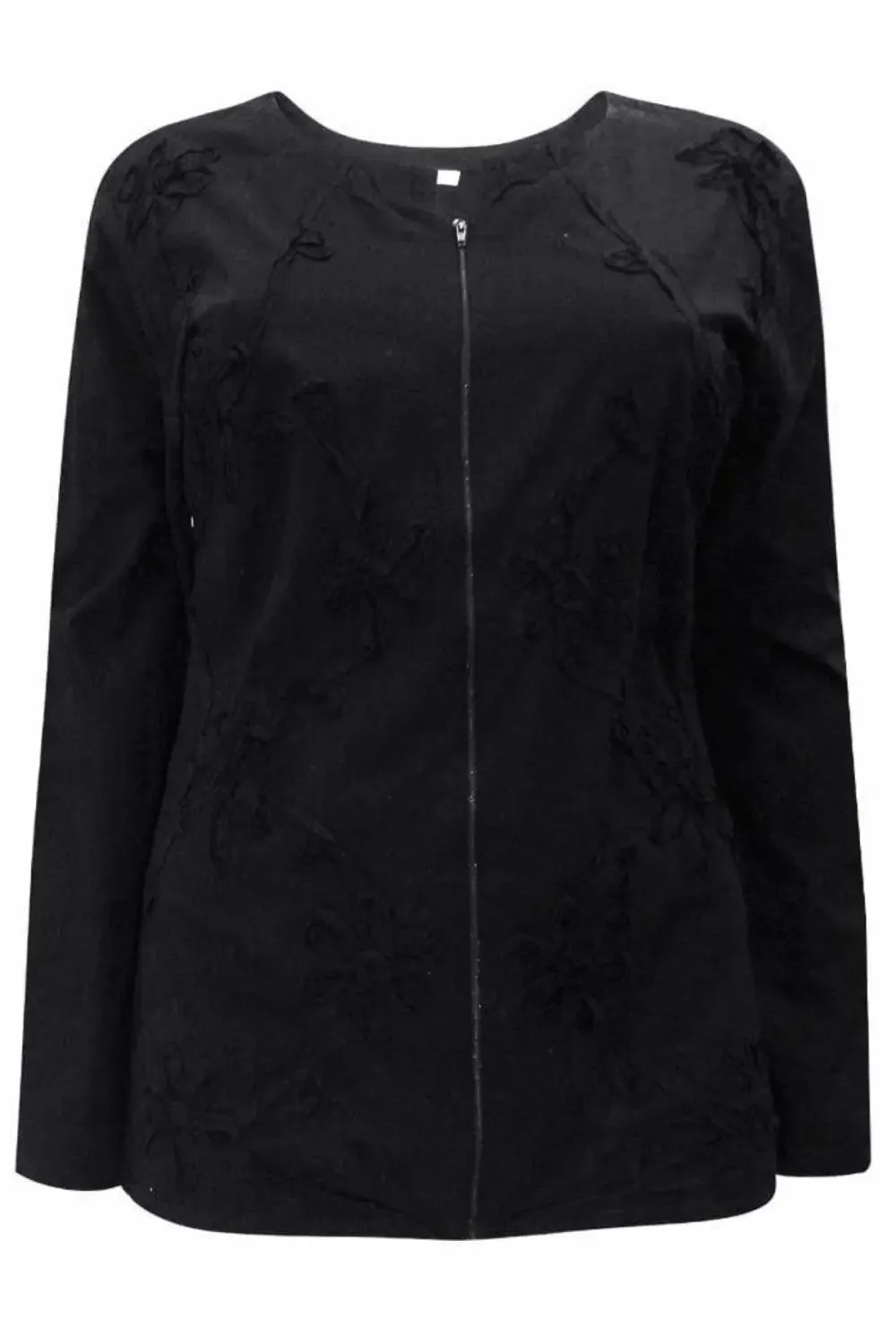 Cornelli Cotton Zip Jacket Top