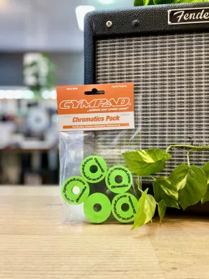 Cympad | Chromatics | Cymbal Pads | 5-Pack | Green