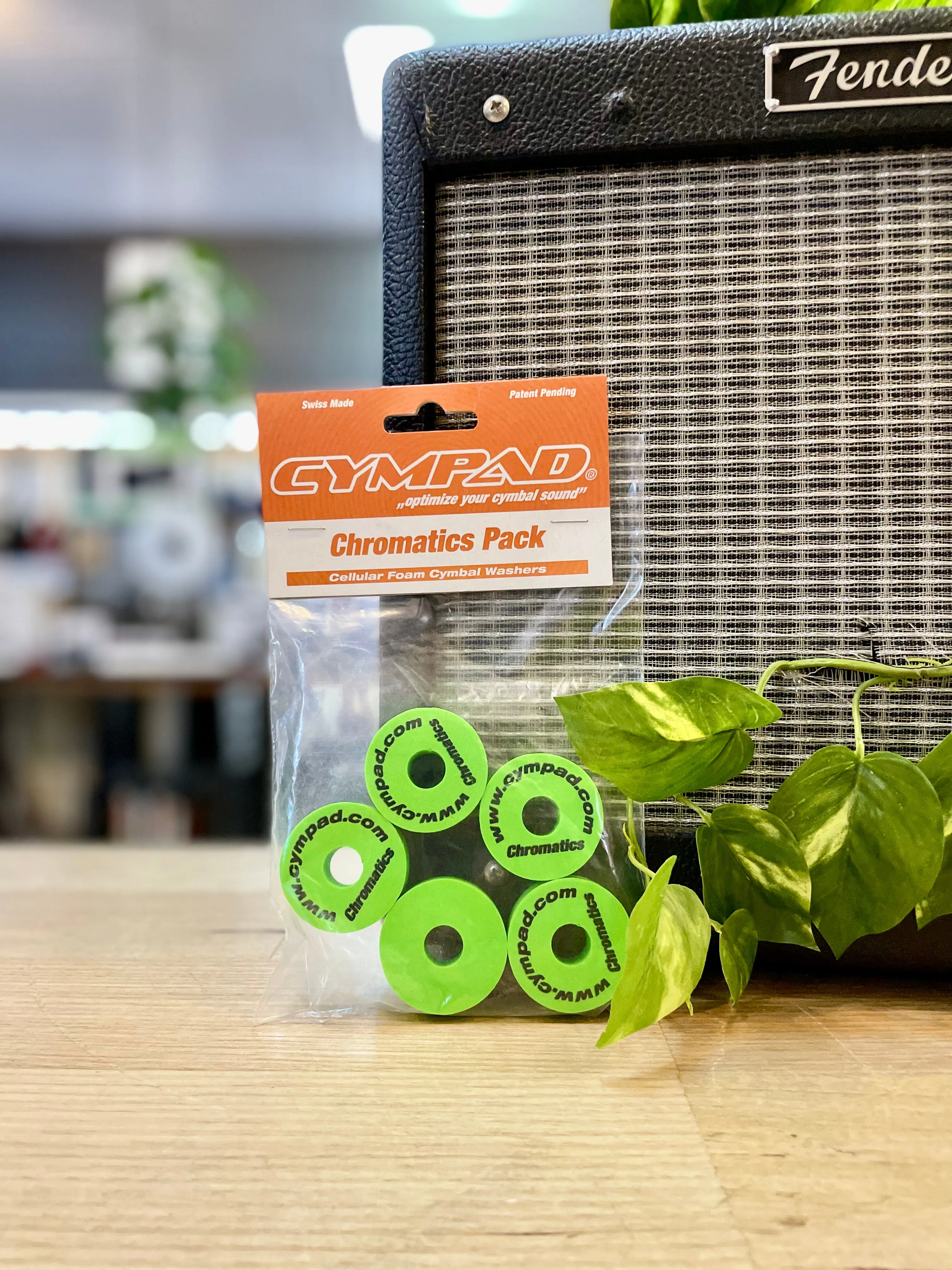 Cympad | Chromatics | Cymbal Pads | 5-Pack | Green