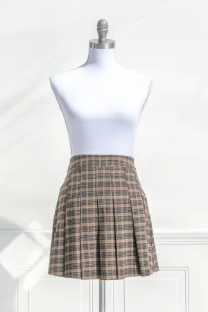 Daphné Pleated Mini Skirt