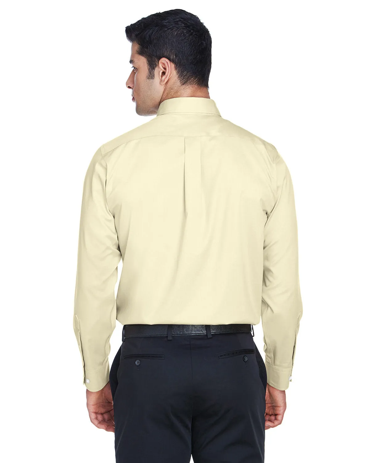 Devon & Jones Men's Crown Woven Collection™ Solid Stretch Twill