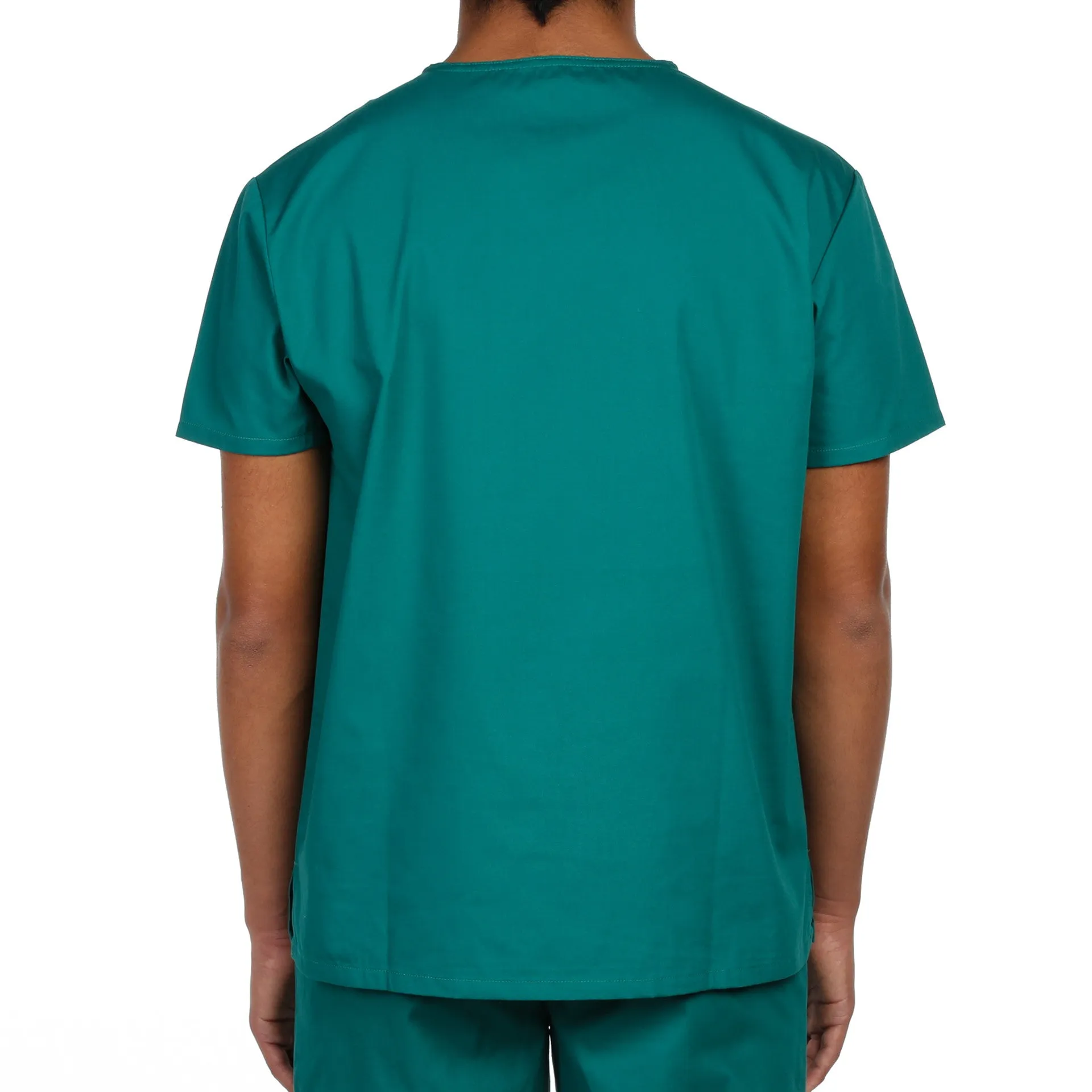 Dickies Unisex V-Neck One Pocket Scrub Top - Hunter Green