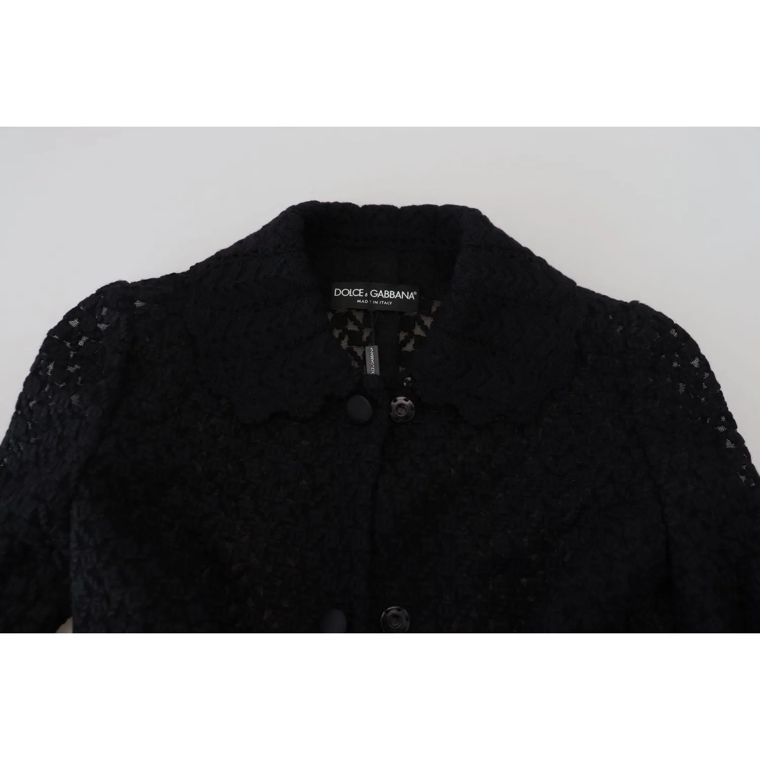 Dolce & Gabbana Classic Button Down Knitted Long Jacket