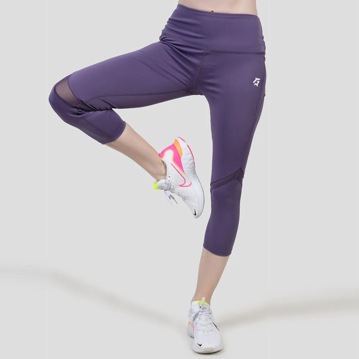 Energy 3/4 Leggings (Purple)