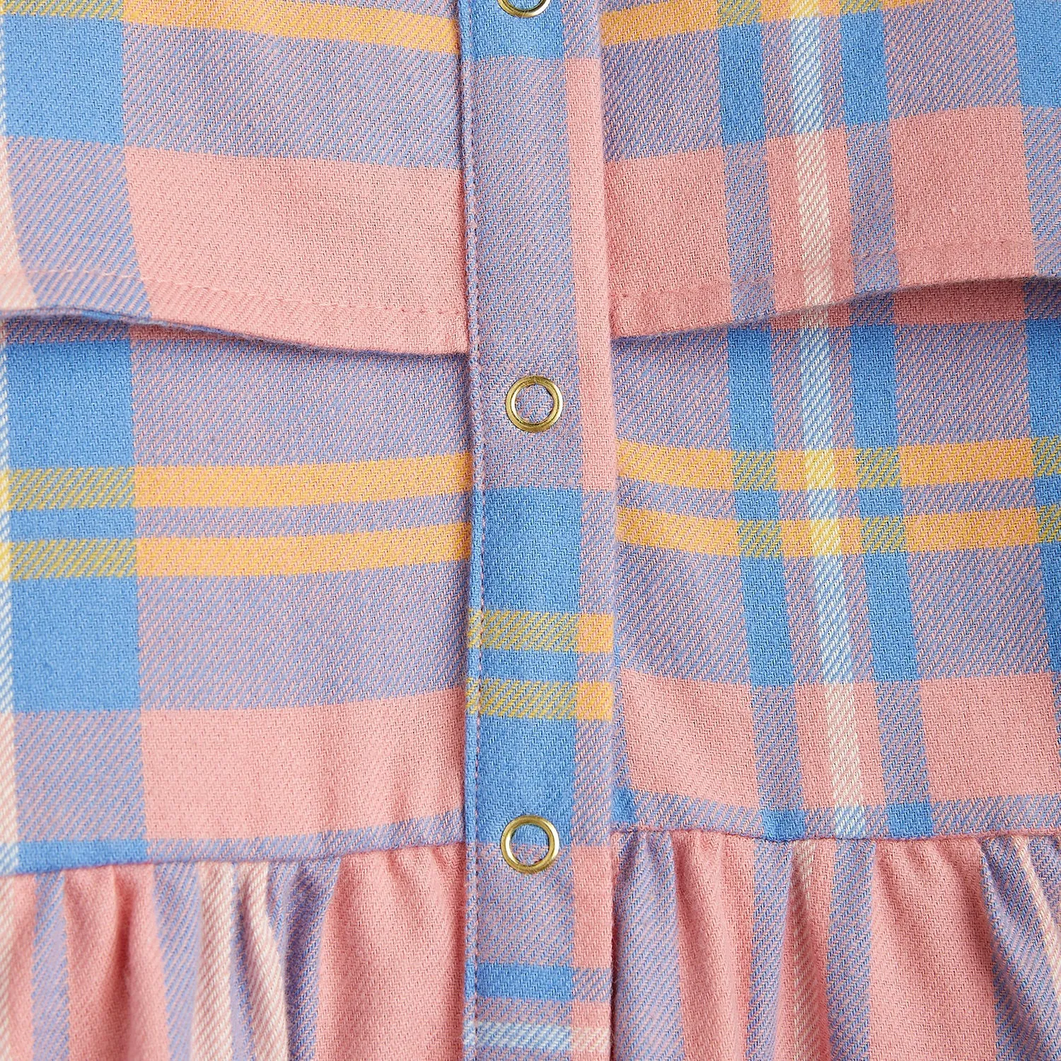 Flannel Check Sailor Dress