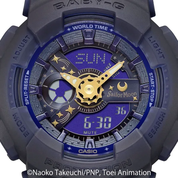 G-Shock BA110XSM-2A Baby-G Sailor Moon Ana-Digi Series