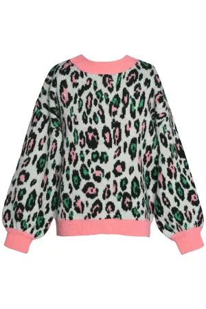 GBY Leopard Print Colorful Sweater