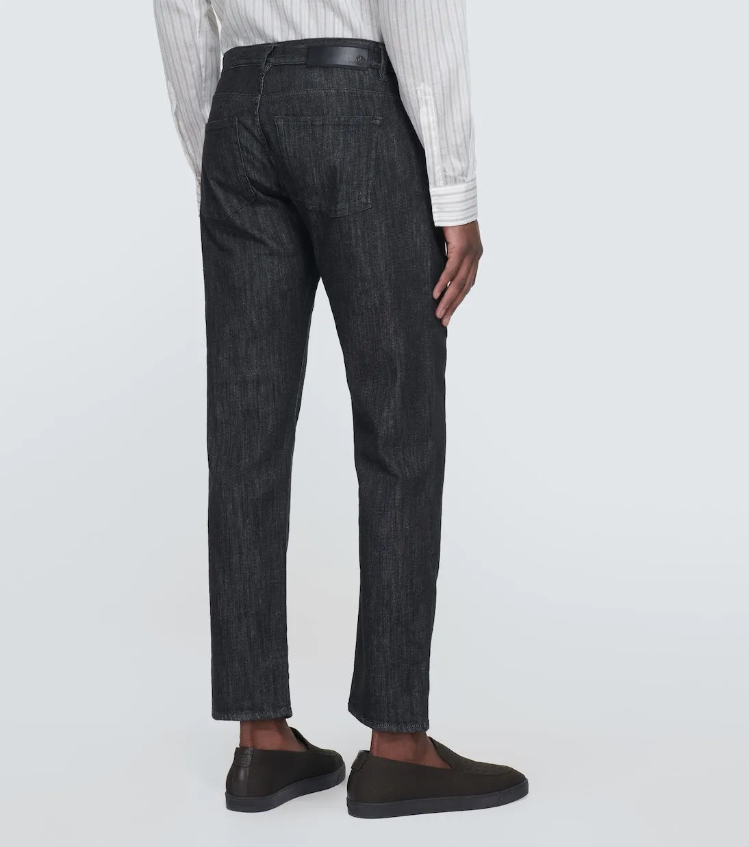 Giorgio Armani straight-leg jeans, black