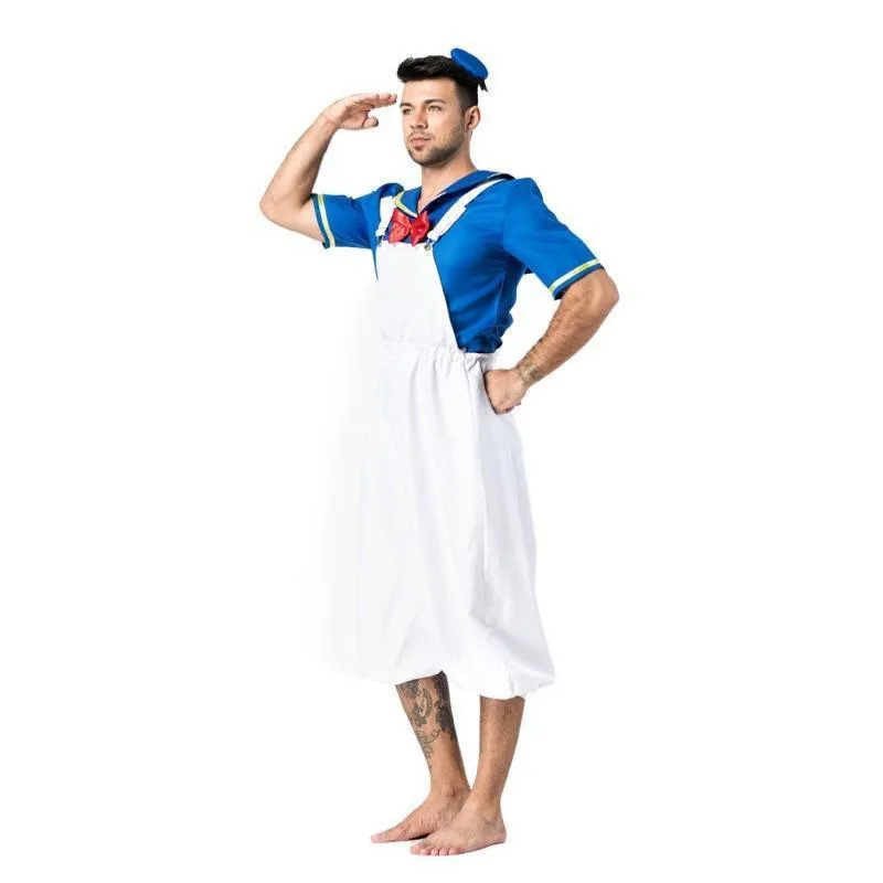 Halloween Sailor Suit Donald Duck Matching Family Cosplay Costume