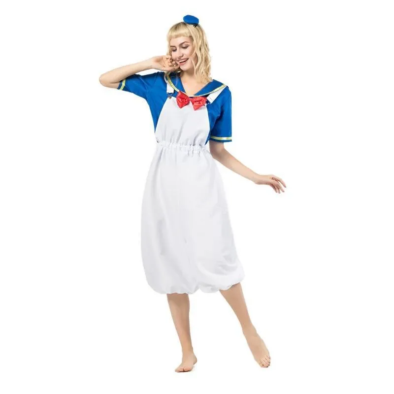 Halloween Sailor Suit Donald Duck Matching Family Cosplay Costume