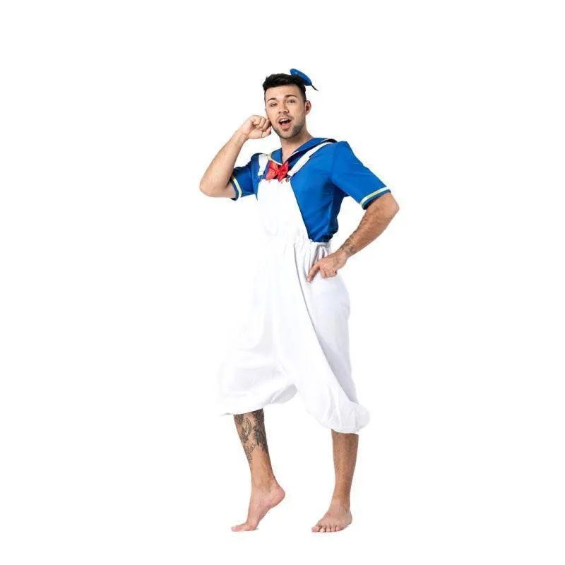 Halloween Sailor Suit Donald Duck Matching Family Cosplay Costume