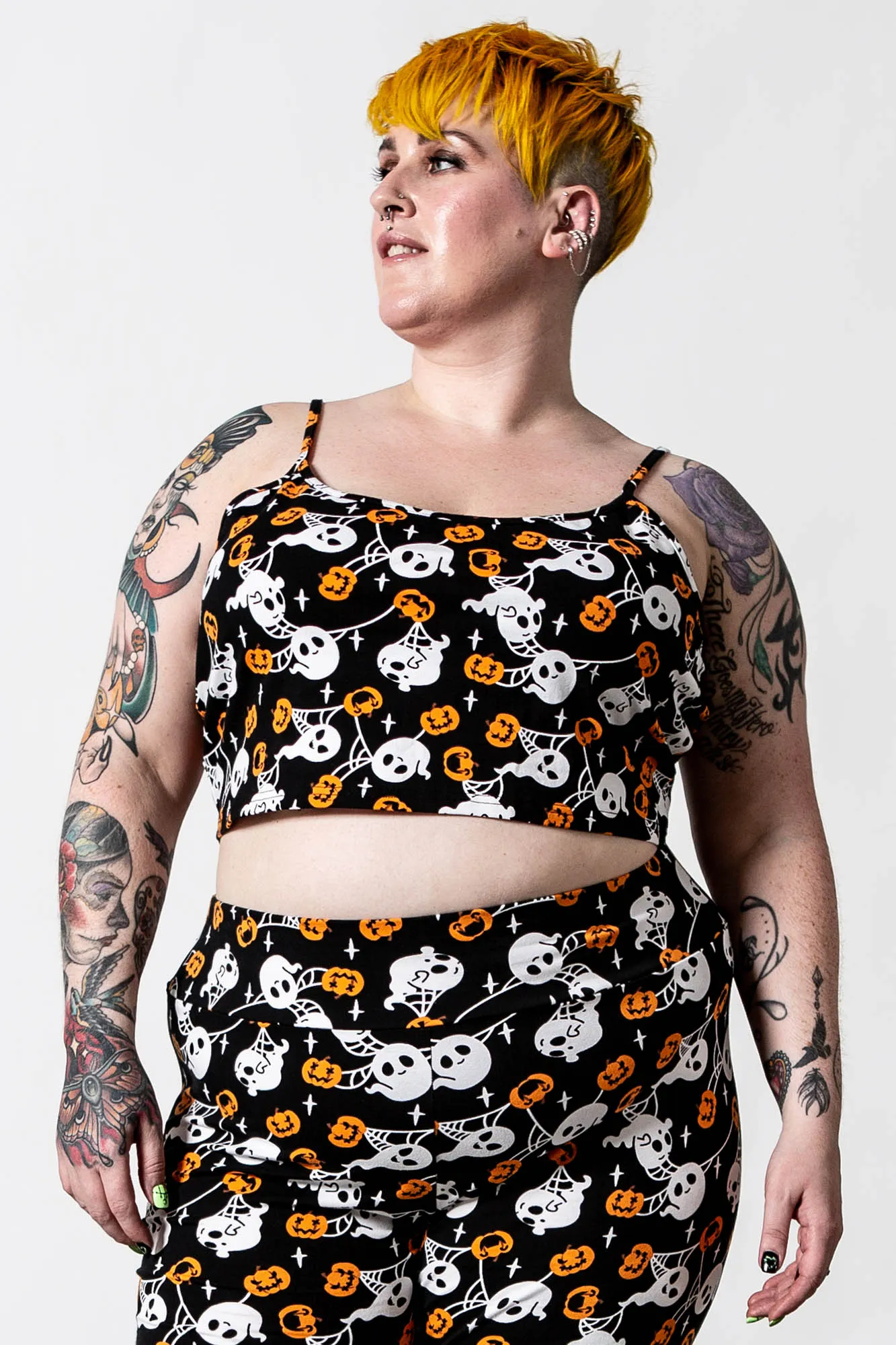 Haunted Pumpkin Cropped Cami