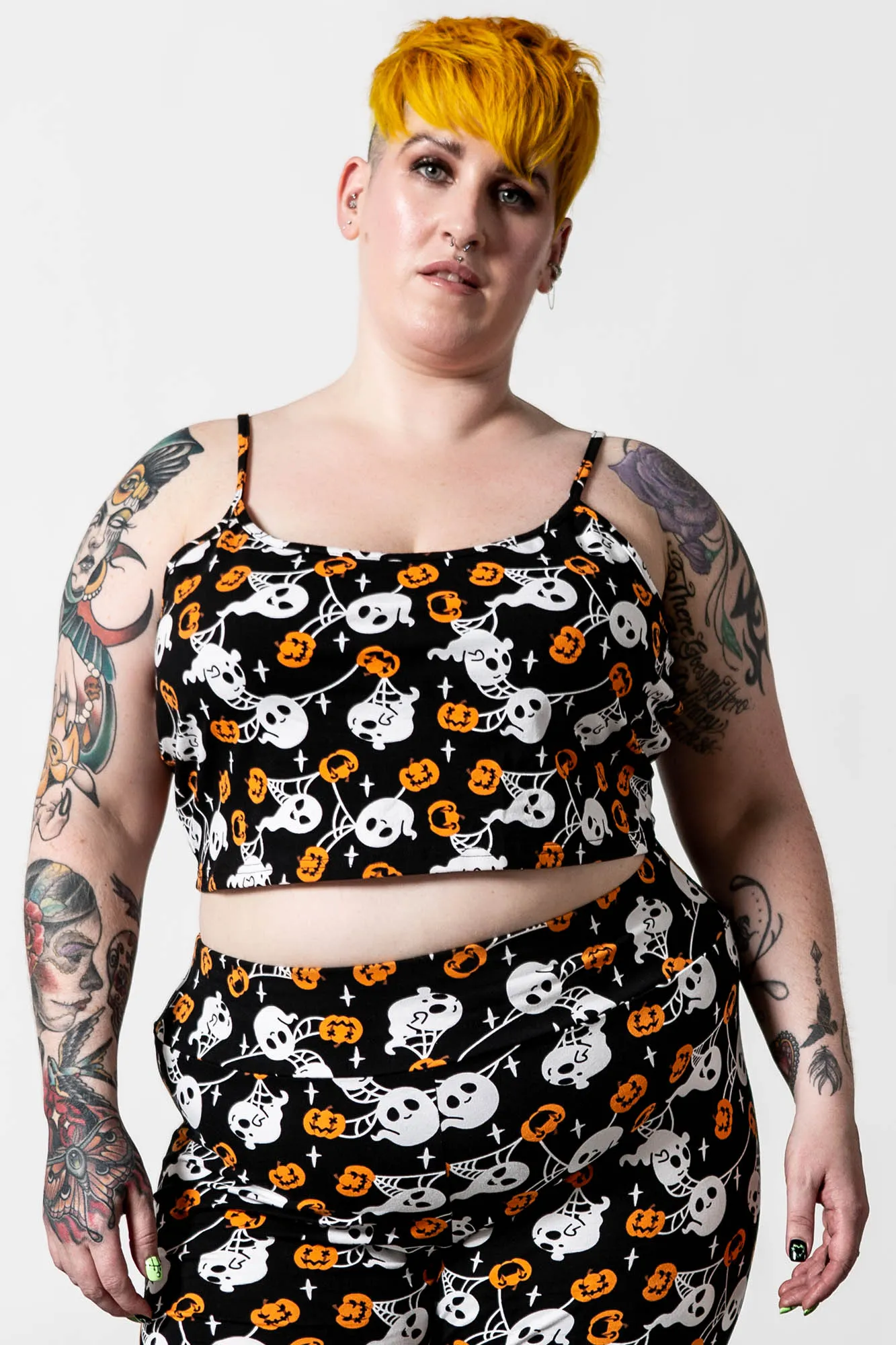 Haunted Pumpkin Cropped Cami