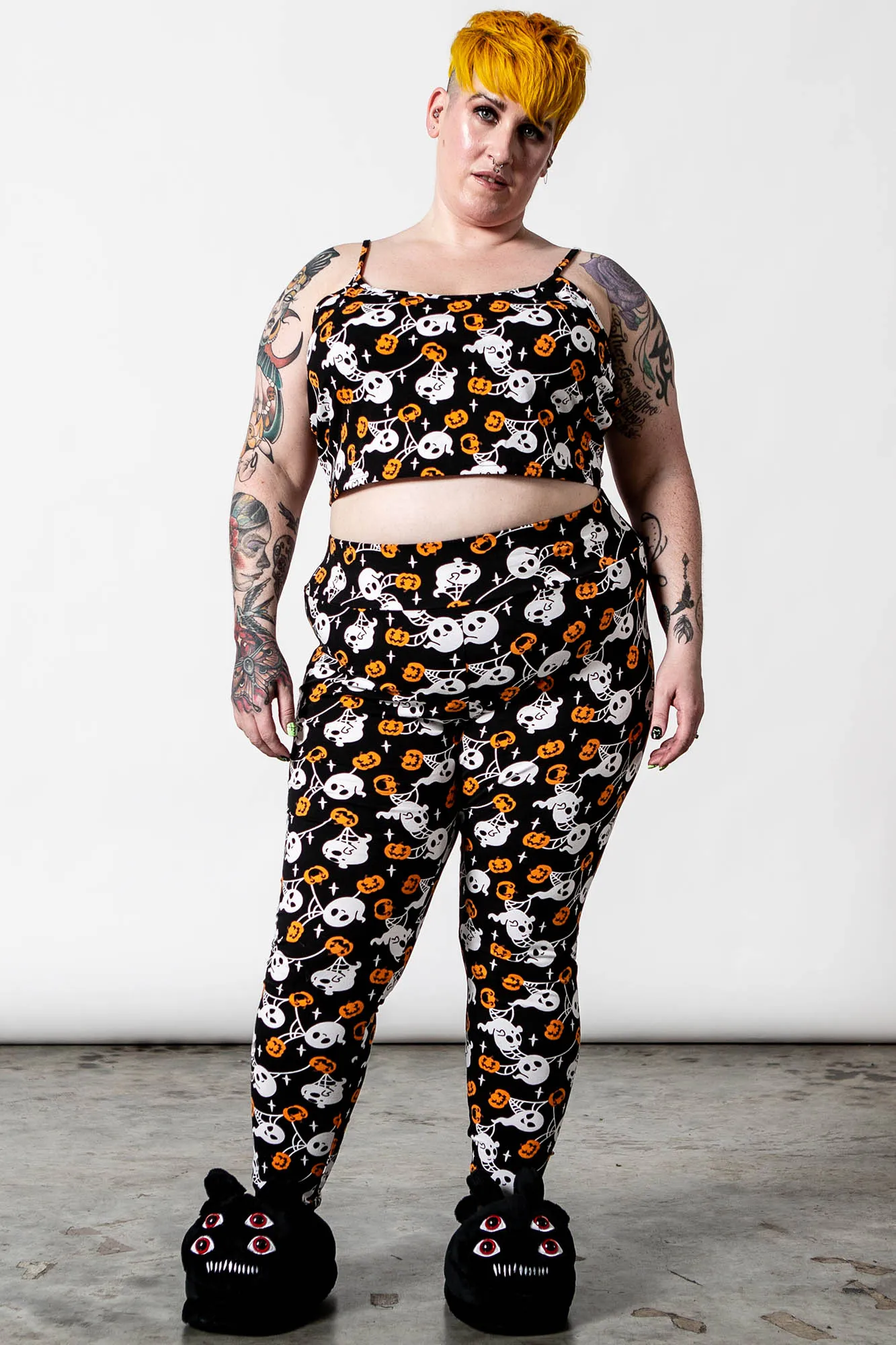 Haunted Pumpkin Cropped Cami