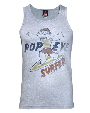 Junk Food Popeye The Sailor Man Surfer Men's Vest