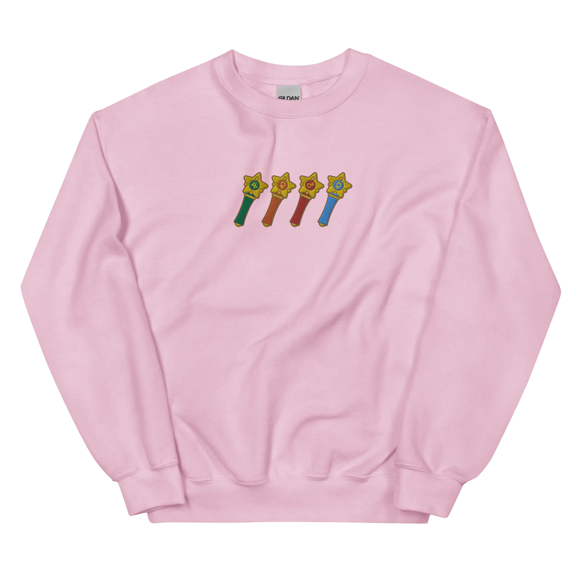 Magical Girl Transformation Wands Embroidered Sweatshirt