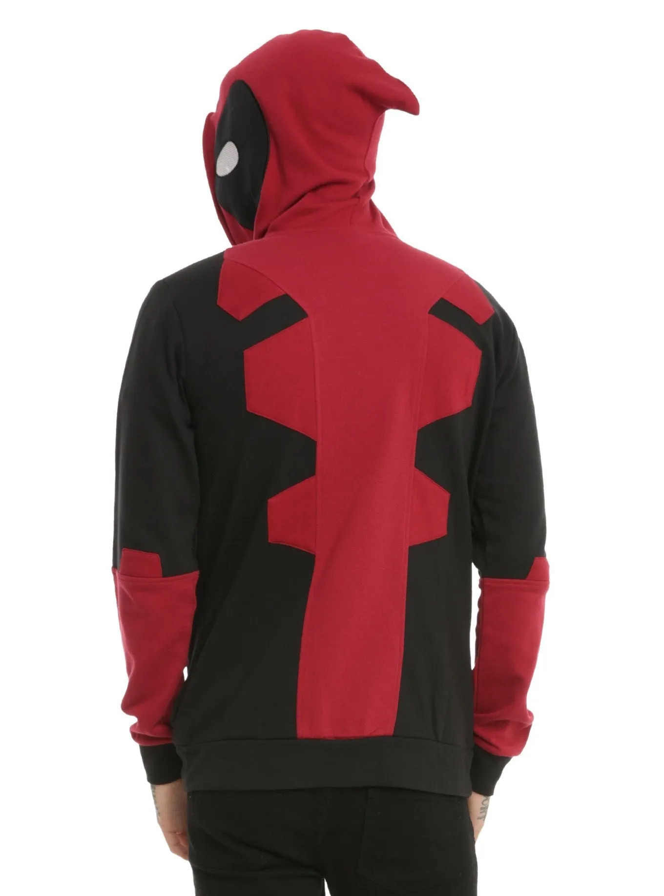 MARVEL DEADPOOL COSPLAY FULL ZIP HOODIE