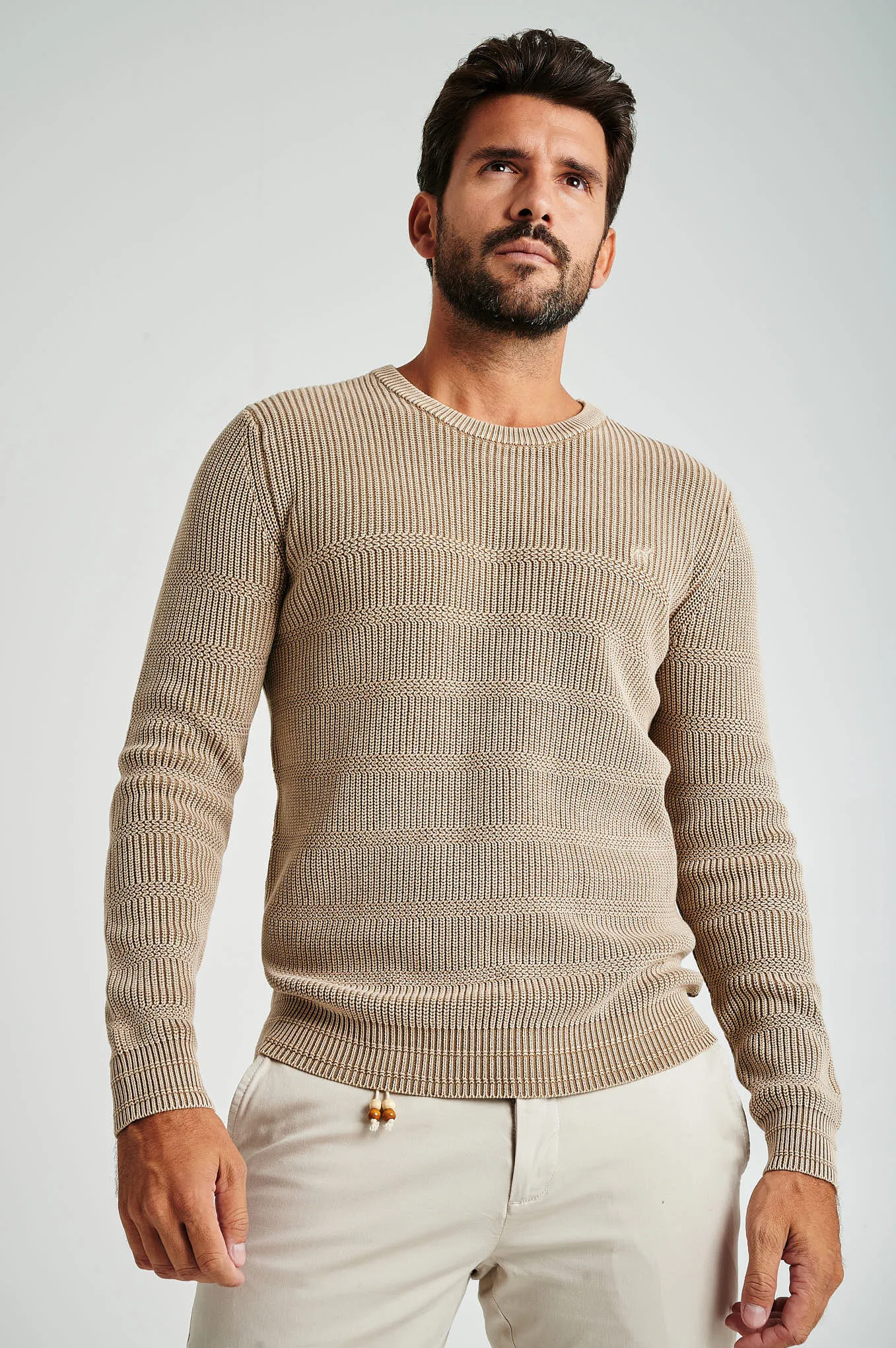 Men's organic cotton crew neck sweater