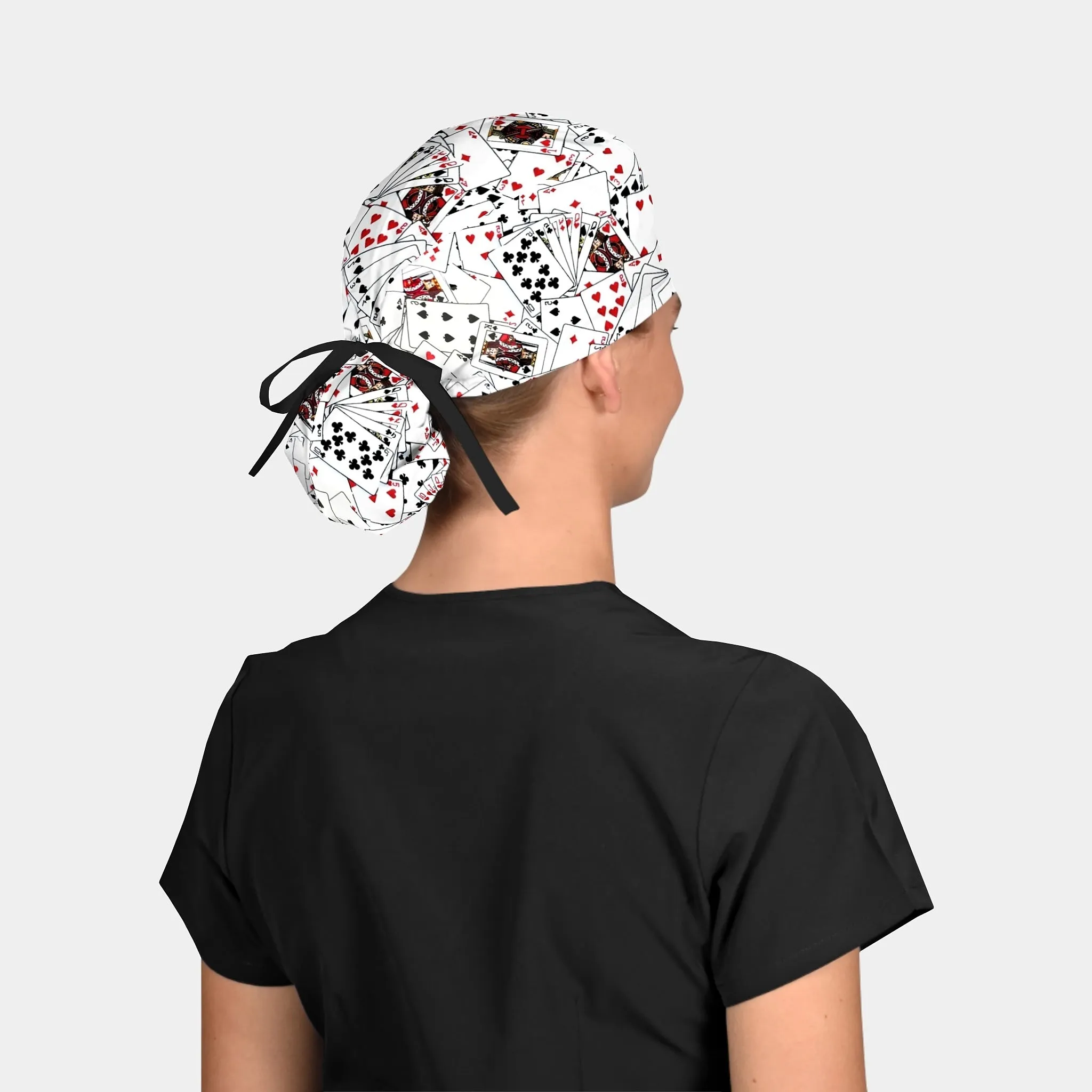 Poker Face - Pony Surgical Scrub Cap