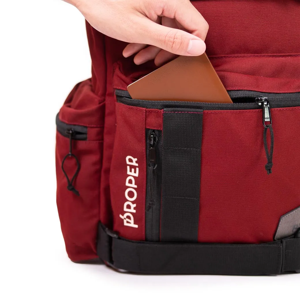 Proper Backpack Maroon