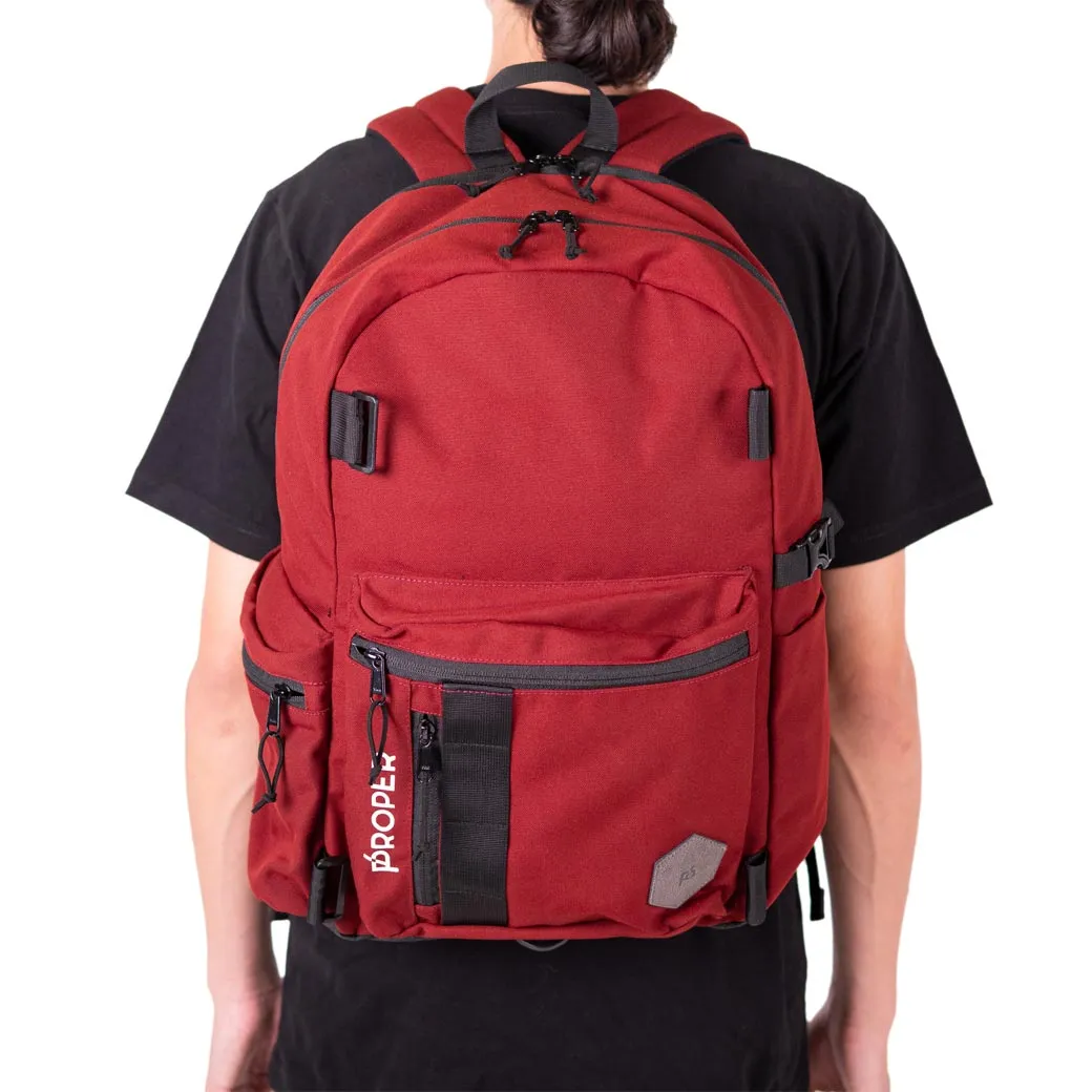 Proper Backpack Maroon