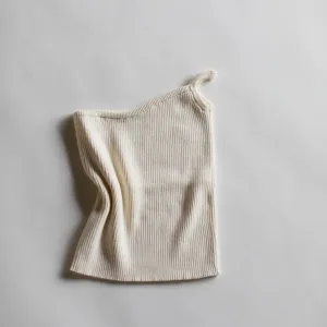 RAISED BY WATER - One Strap Knit Tank | Cream