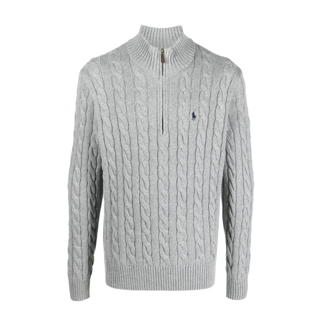 Ralph Lauren Knit Cable Half Zip Sweater