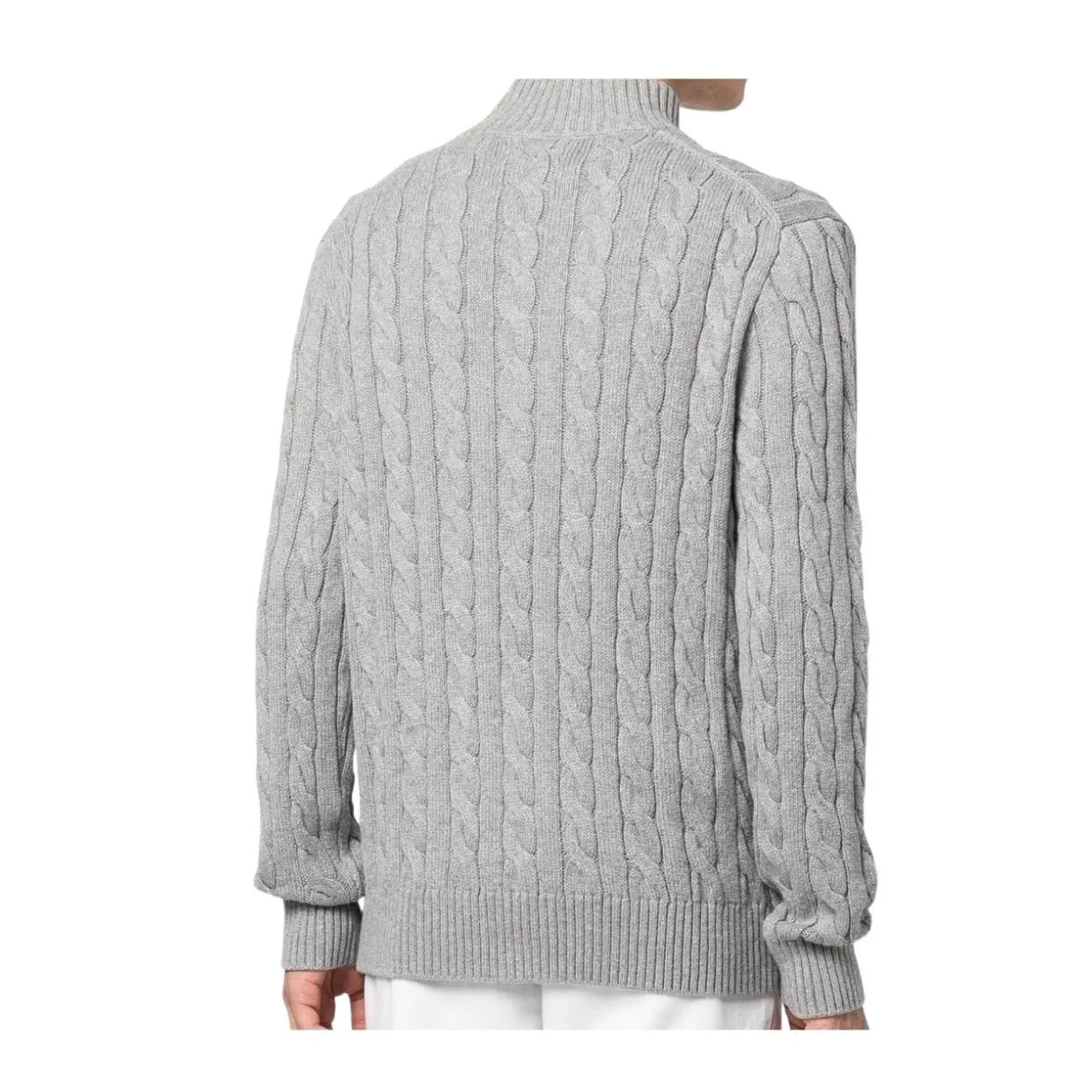 Ralph Lauren Knit Cable Half Zip Sweater