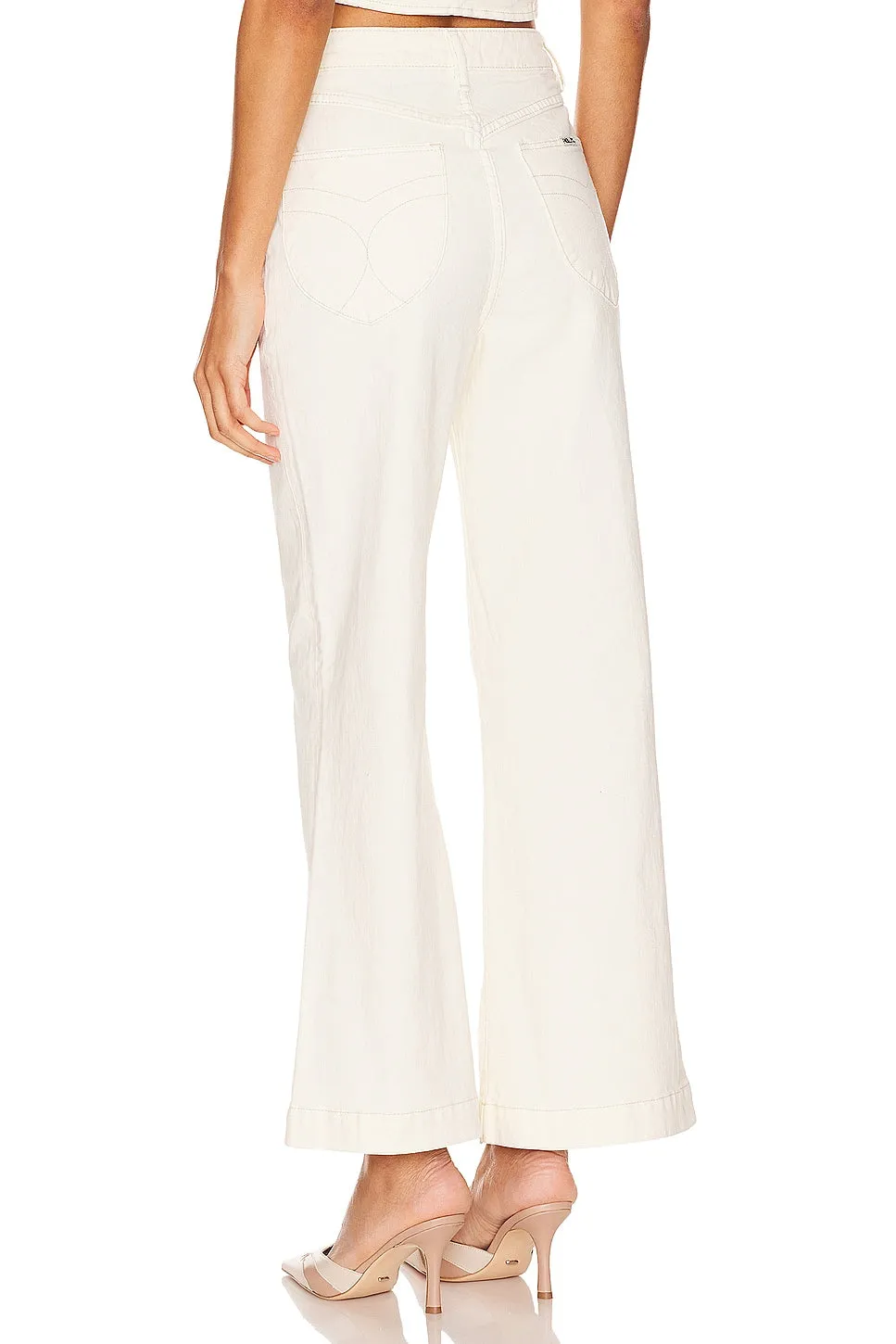 Rolla's Sailor High-Rise Crop Wide-Leg Jeans