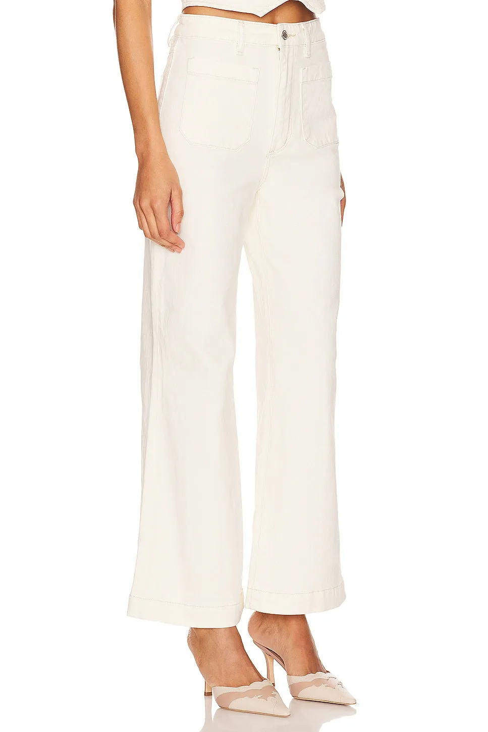 Rolla's Sailor High-Rise Crop Wide-Leg Jeans