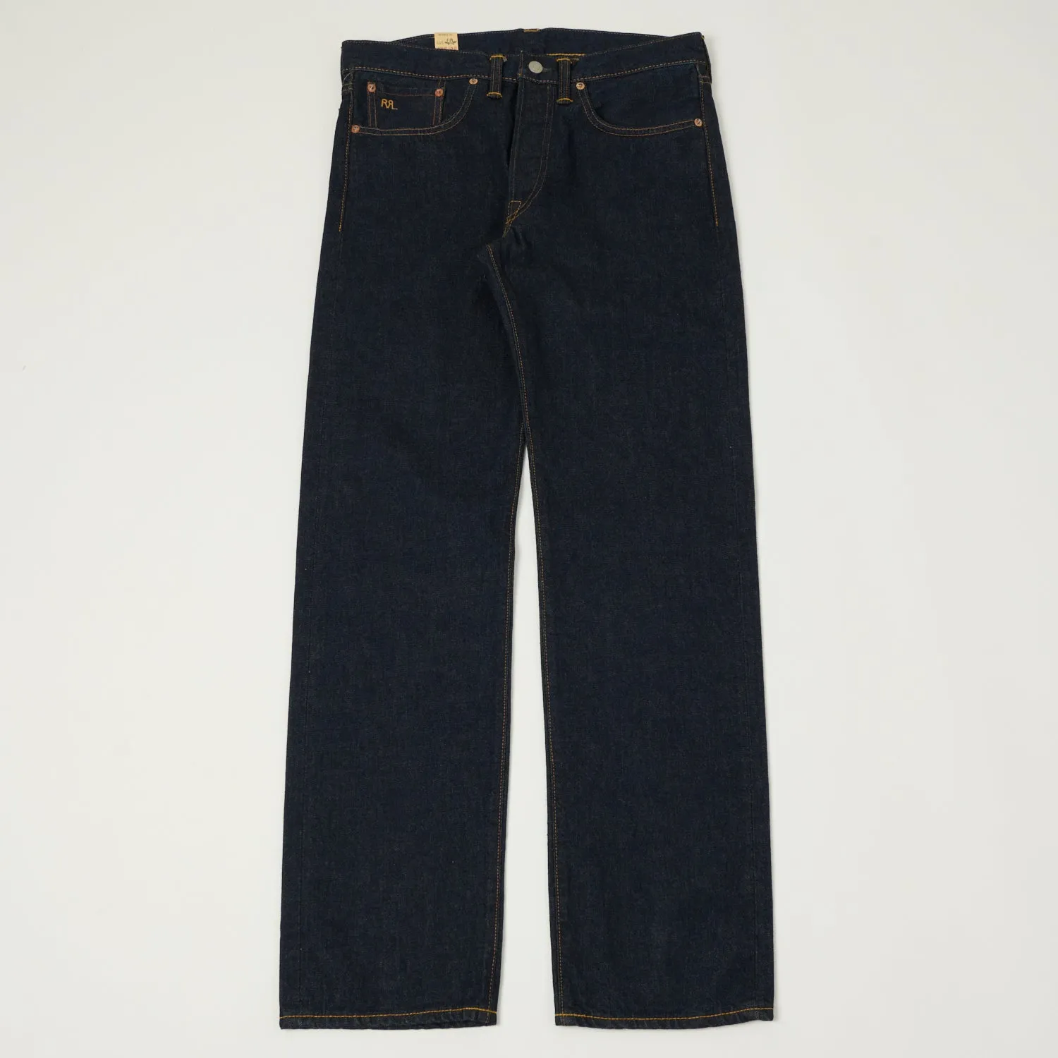 RRL Straight Fit Selvedge Jean - One Wash