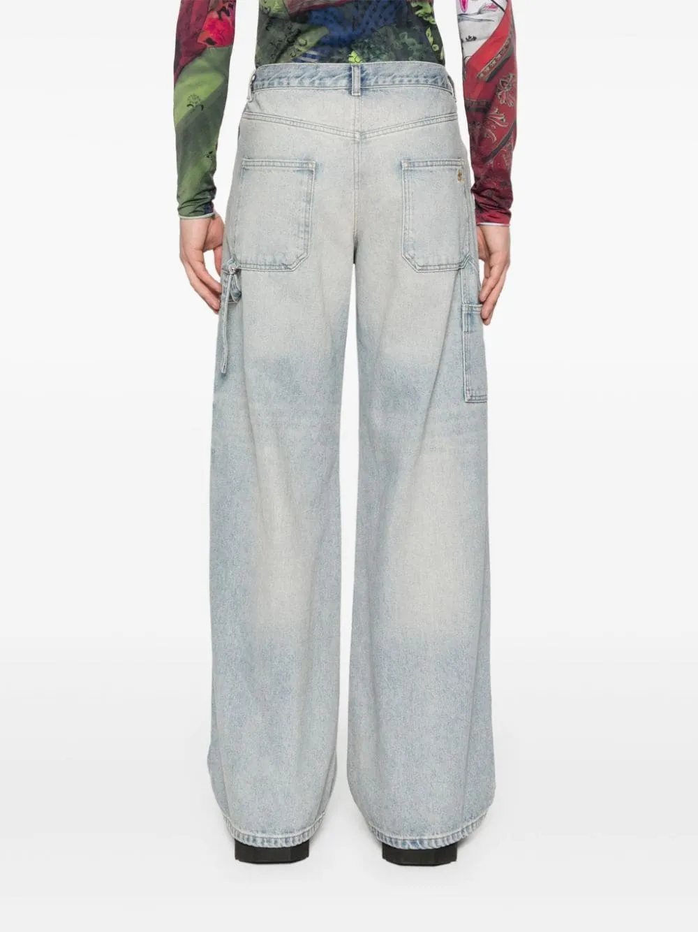 Sailor Blue Denim Baggy Pants