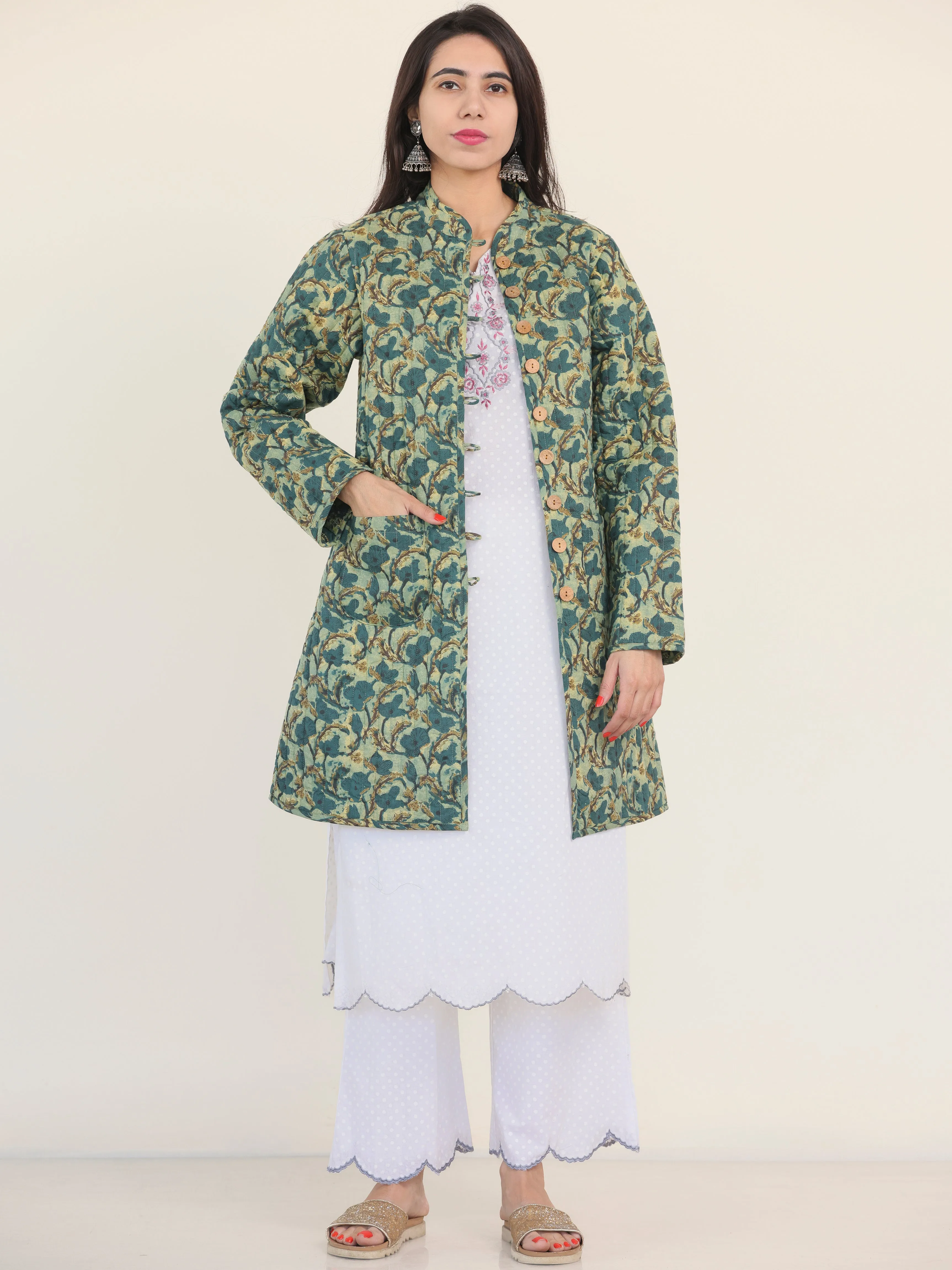 Shishir Yahvi Ajrakh Quilted Reversible Jacket