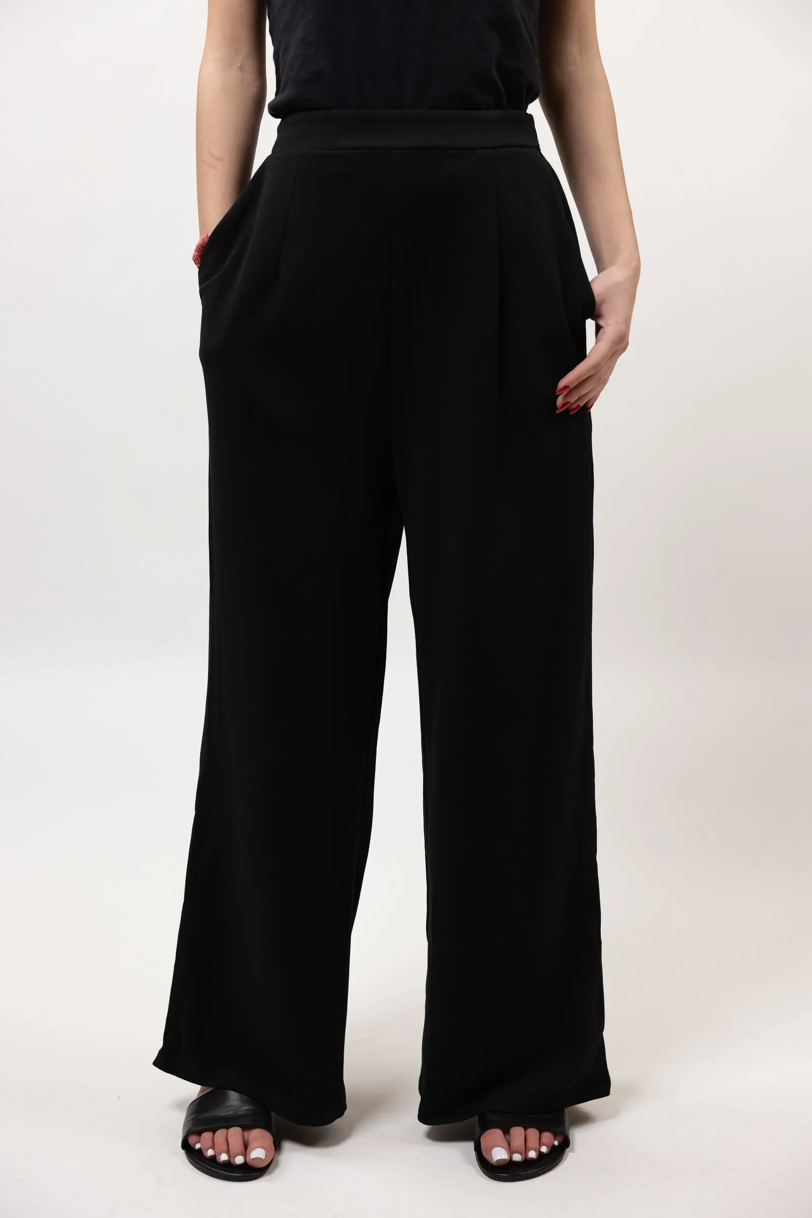 Stretch Wide Pants