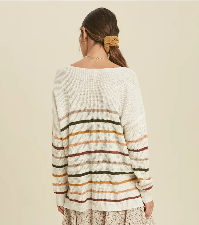 Striped Knit Top