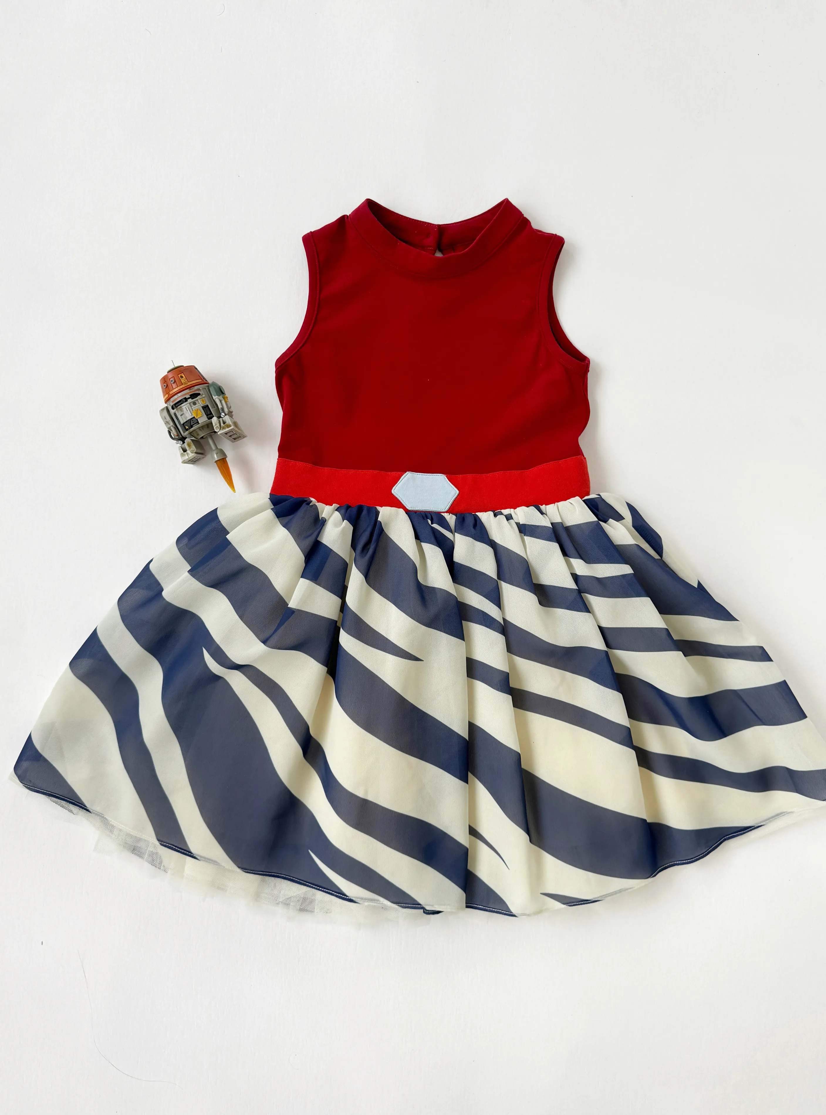 Striped Warrior Dress